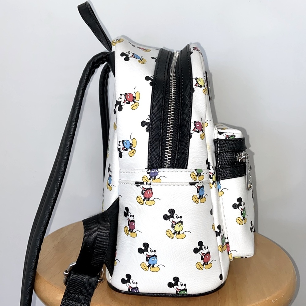 Loungefly Disney Parks Mickey Mouse Multicolor Backpack - Picture 6 of 9